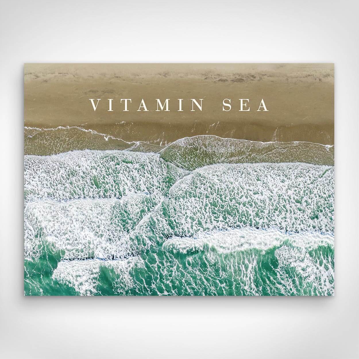 Leinwand Bild „Vitamin Sea“ von Motivational Art Vorderansicht