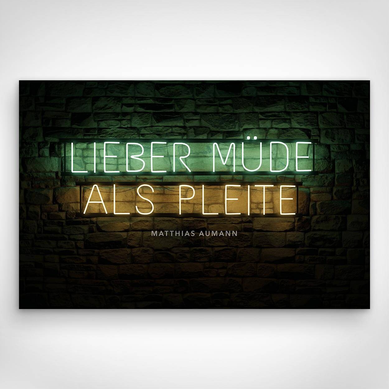 Lieber Müde als Pleite - Matthias Aumann