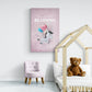 Leinwand Kinderzimmer „Be Loving“ von Motivational Art