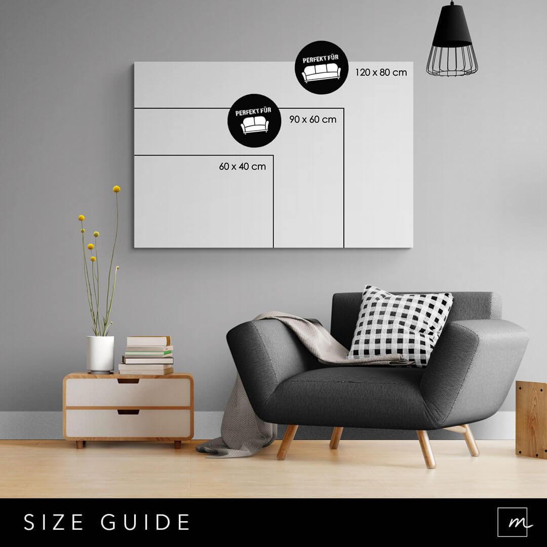 Leinwand Bilder Size Guide