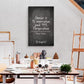 Leinwand Wohnzimmer „Genius is...“ von Motivational Art