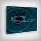 Leinwand Bild „You Are Not A Drop In The Ocean“ von Motivational Art Seitenansicht 