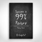 Leinwand Bild „Success is...“ von Motivational Art Vorderansicht
