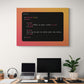 Büro Bilder Leinwand „Write Your Own Story“ von Motivational Art